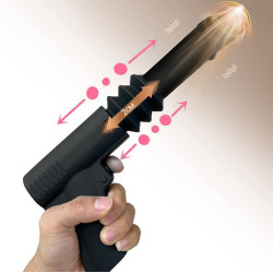 FUKR Gode vibrant avec poussée Fuck Gun 10 x 3cm
